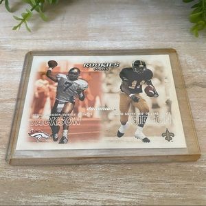 Jarious Jackson and Sherrod New Orleans Saints Rookies Pairs 2000 Card